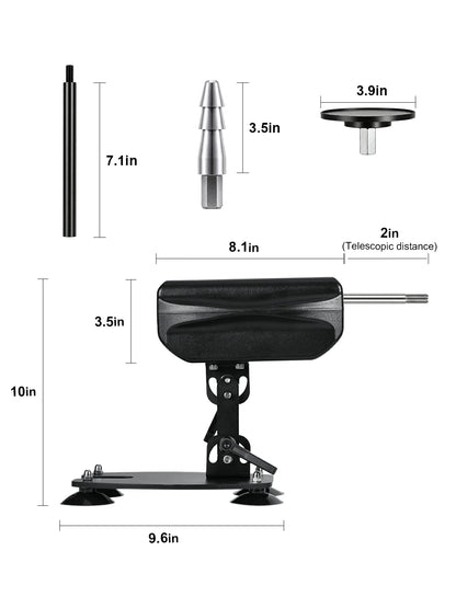 Vac-U-Lock Sex Machine with Wireless Remote & Adjustable Angle
