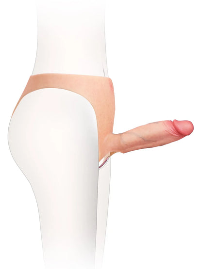 Wearable Hollow Strap-On Dildo • Penis Extension • ED Cock Sleeve