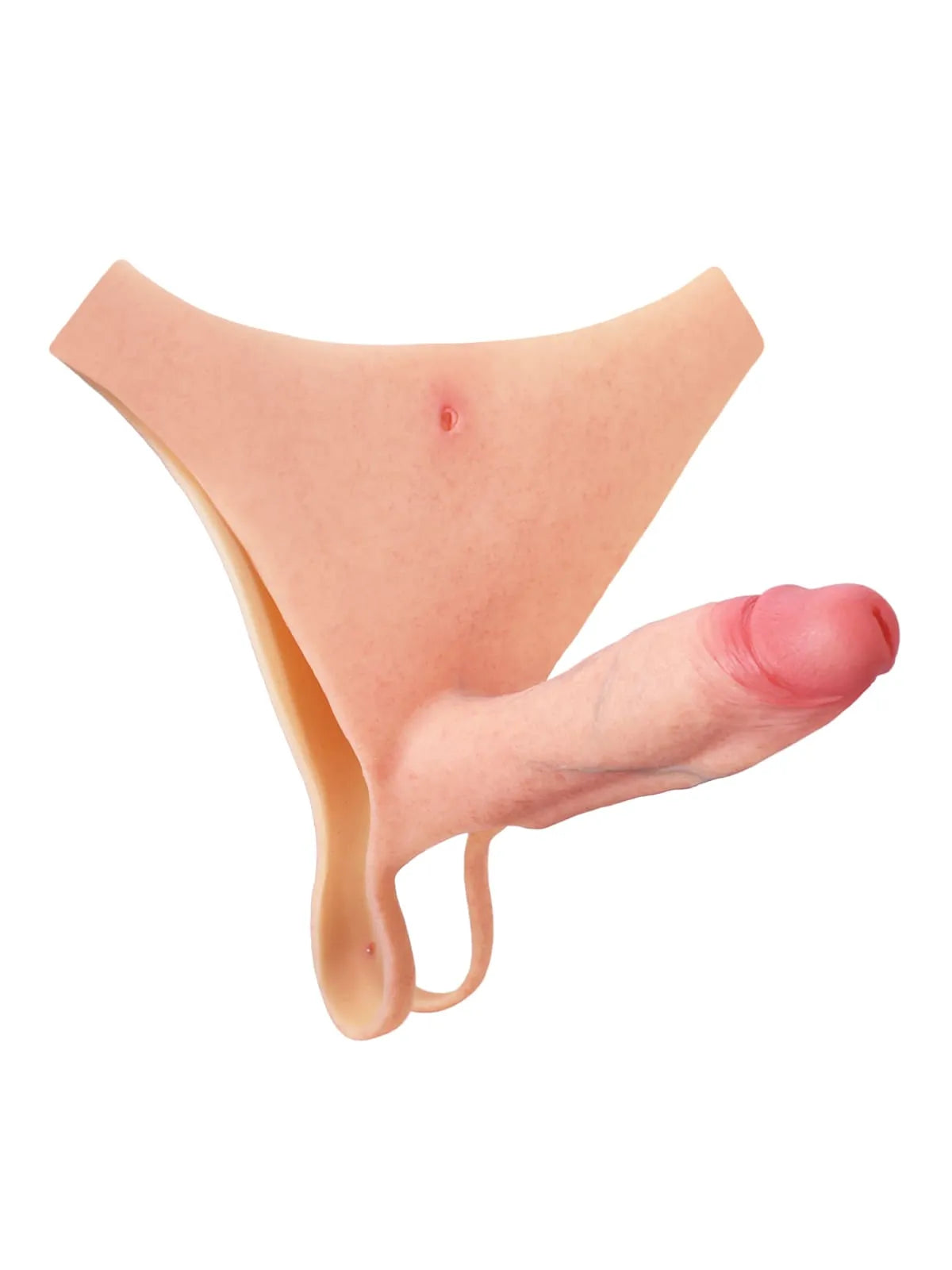 Wearable Hollow Strap-On Dildo • Penis Extension • ED Cock Sleeve