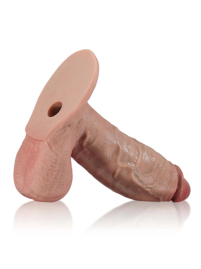 Zack 10.2" x 2.8" Thick Anal Dildo with Sliding Balls & Vac U Lock