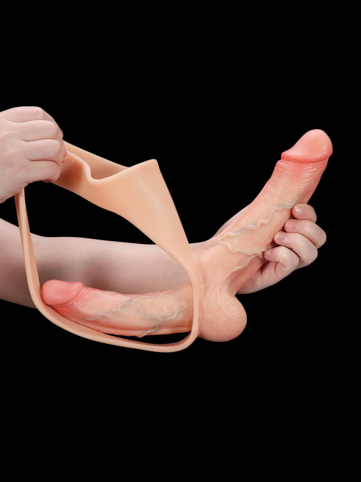 Zorvyn 6" x 1.6" Double-Ended Strap-On Dildo with Vibrator