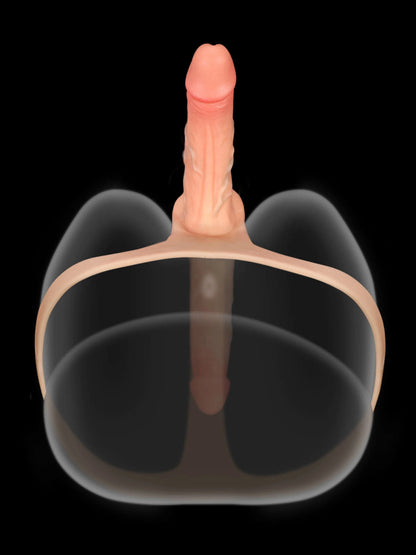 Zorvyn 6" x 1.6" Double-Ended Strap-On Dildo with Vibrator