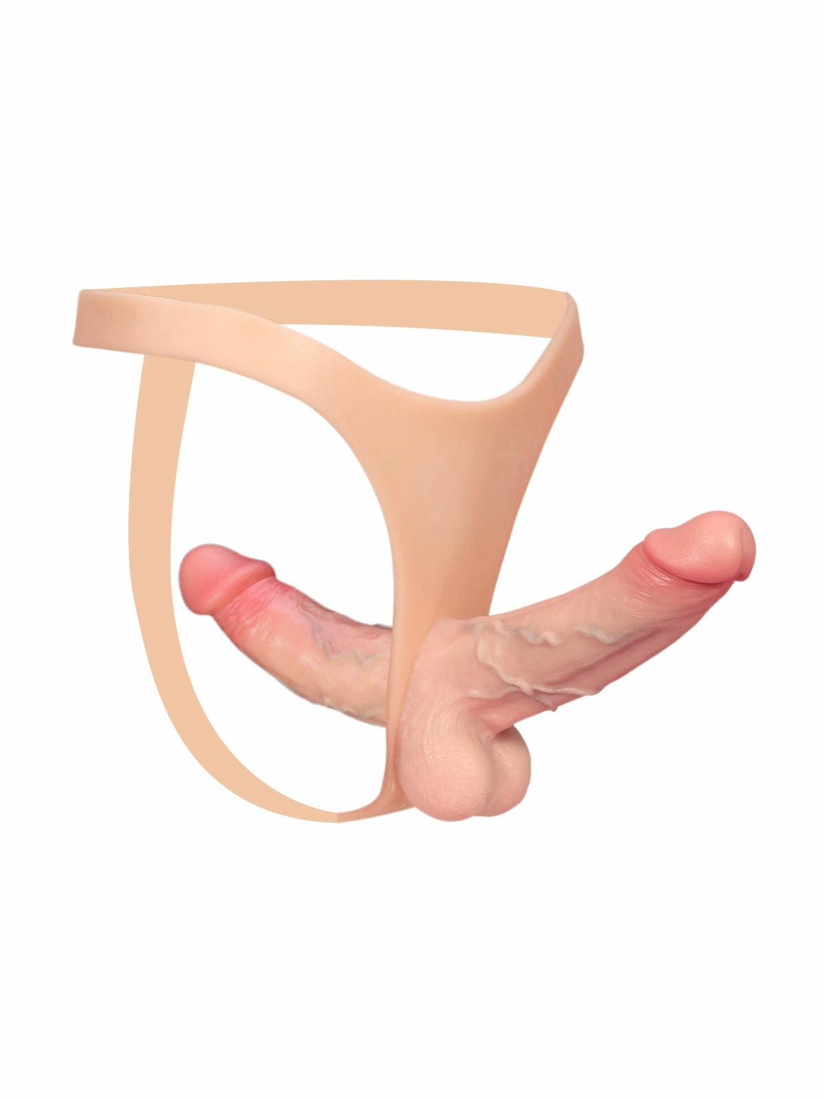 Zorvyn 6" x 1.6" Double-Ended Strap-On Dildo with Vibrator